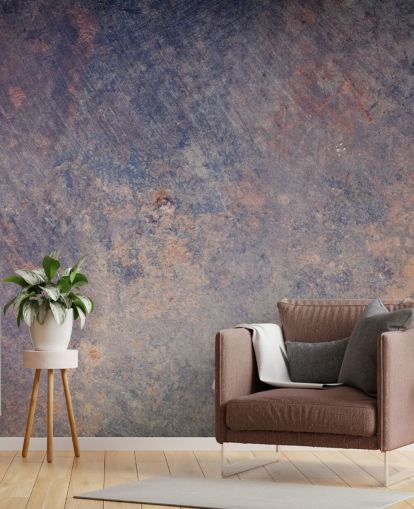 mural de papel pintado de metal personalizable llamado Metallic Velvet para dormitorios, salas de estar y cocinas