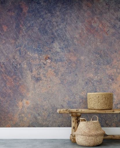 mural de papel de parede de metal personalizável chamado Metallic Velvet para quartos, salas de estar e cozinhas