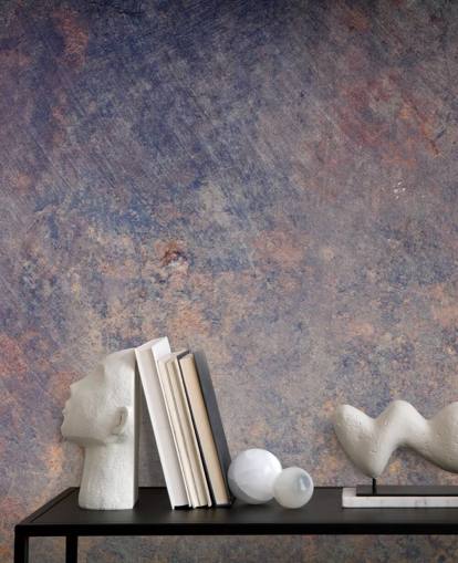 mural de papel de parede de metal personalizável chamado Metallic Velvet para quartos, salas de estar e cozinhas