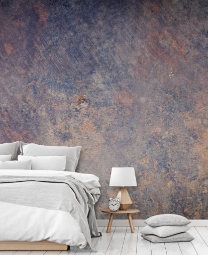 carta da parati murale in metallo personalizzabile chiamata Metallic Velvet per camere da letto, salotti e cucine