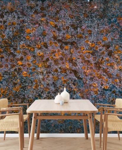 Decorazione murale con metallo invecchiato Decorazione murale con metallo invecchiato