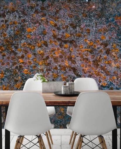 Aged Metal Wallpaper Mural Aged Metal Wallpaper Mural