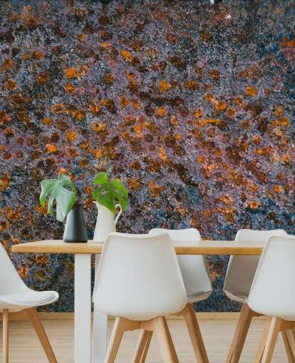 Aged Metal Wallpaper Mural Aged Metal Wallpaper Mural