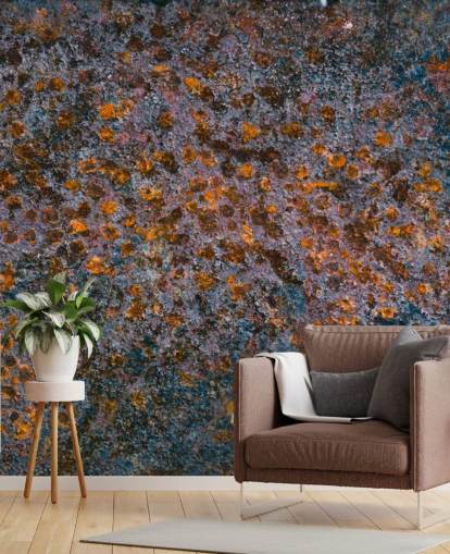 Aged Metal Wallpaper Mural Aged Metal Wallpaper Mural