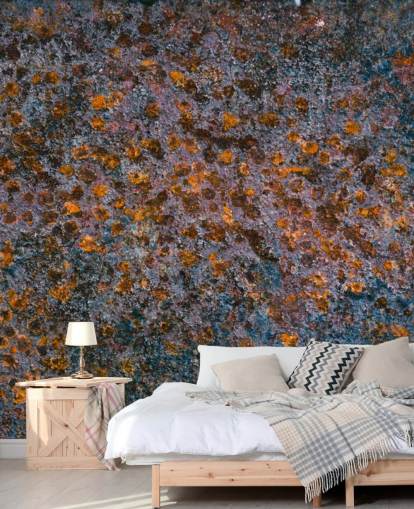 Alderen Metal Bakgrunn Mural