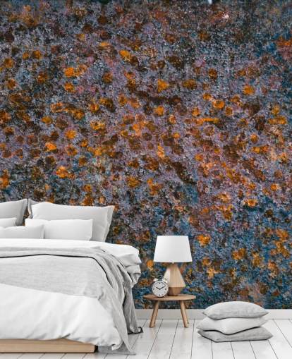 Aged Metal Wallpaper Mural Aged Metal Wallpaper Mural