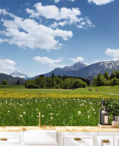 Meadow and Mountain View Mural