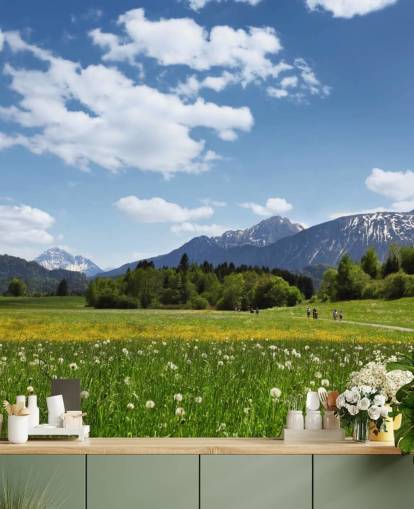 Meadow and Mountain View Mural