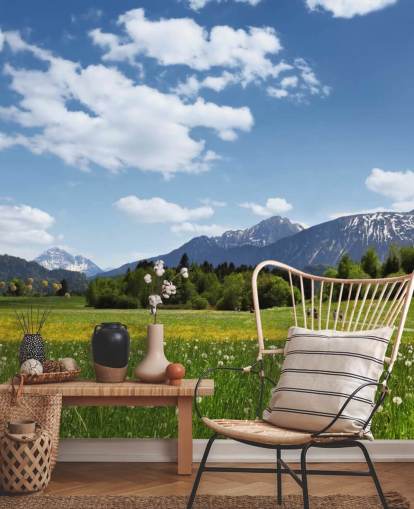 Meadow and Mountain View Mural