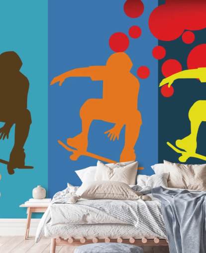 Abstract Skateboard Wallpaper