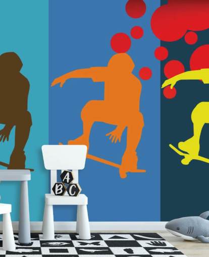 Abstrakt Skateboard Bakgrund