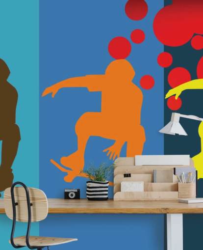 Abstrakt Skateboard Bakgrund Abstrakt Skateboard Bakgrund