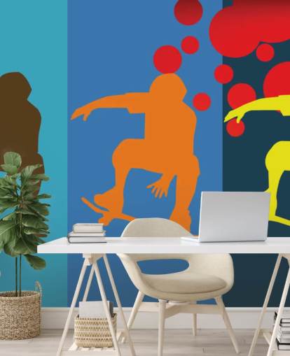 Abstract Skateboard Wallpaper