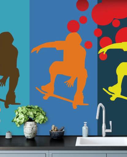 Abstract Skateboard Wallpaper