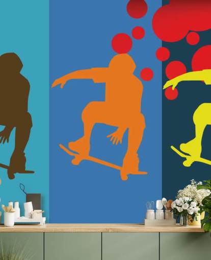 Abstract Skateboard Wallpaper