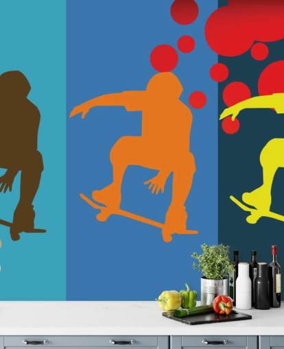 Abstract Skateboard Wallpaper