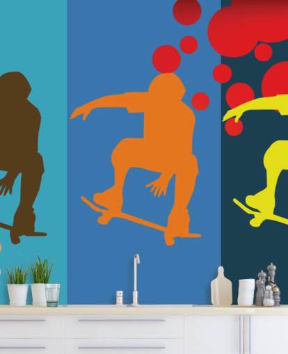 Abstract Skateboard Wallpaper