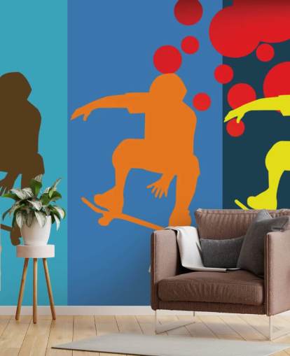 Abstract Skateboard Wallpaper