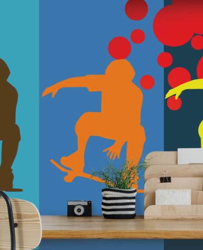 Abstract Skateboard Wallpaper