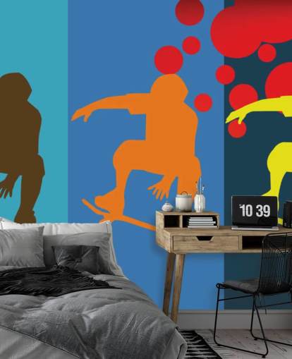 Abstract Skateboard Wallpaper