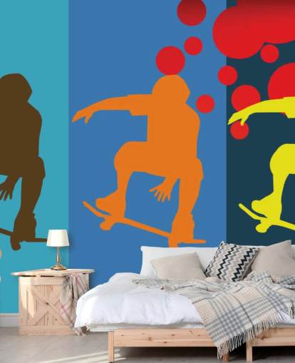 Abstract Skateboard Wallpaper