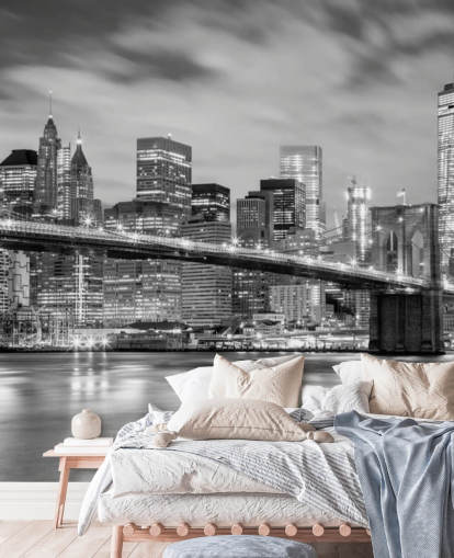 Brooklyn Bridge Schwarzweiss-Tapete Brooklyn Bridge Schwarzweiss-Tapete