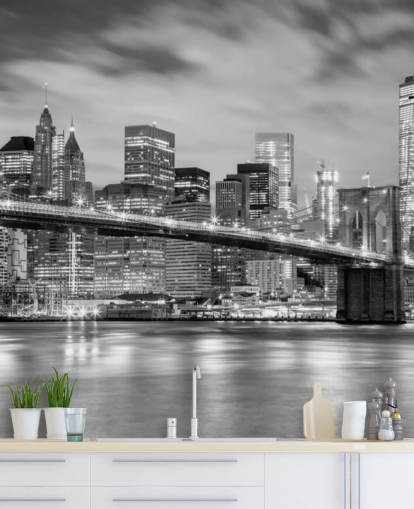 Black and White Brooklyn Bridge Wallpaper Black and White Brooklyn Bridge Wallpaper