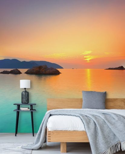 Ocean Sunrise Wall Mural Ocean Sunrise Wall Mural