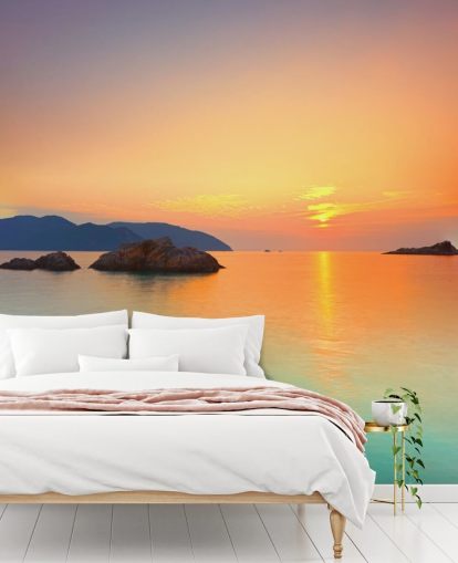 Papel pintado Amanecer en el océano