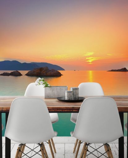 Ocean Sunrise muurschildering