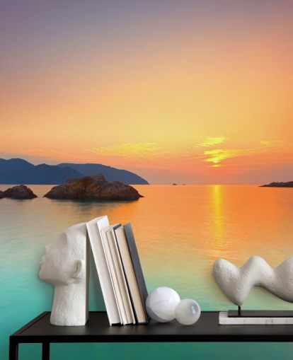 Ocean Sunrise Wall Mural