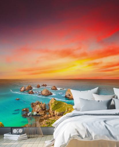 Rocky Sunset Coast Wallpaper Rocky Sunset Coast Wallpaper