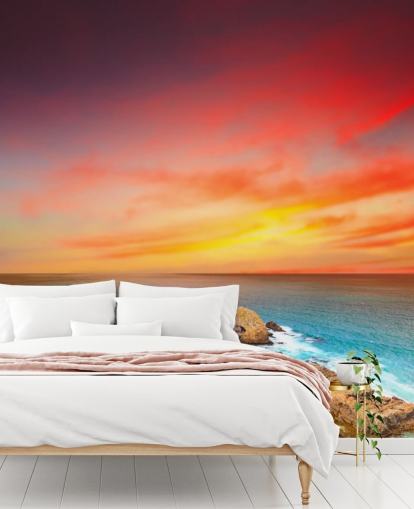 Fondo de pantalla Rocky Sunset Coast