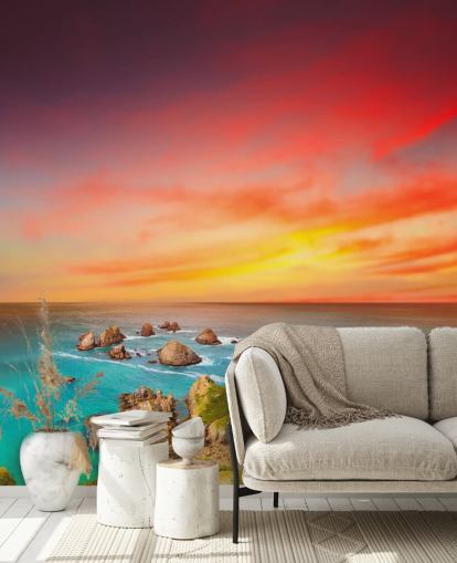 Sfondo Rocky Sunset Coast