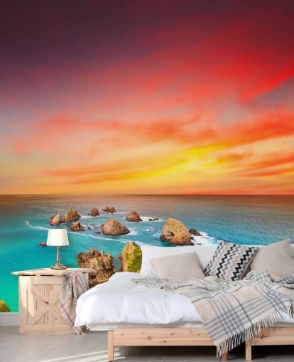 Rocky Sunset Coast Wallpaper Rocky Sunset Coast Wallpaper