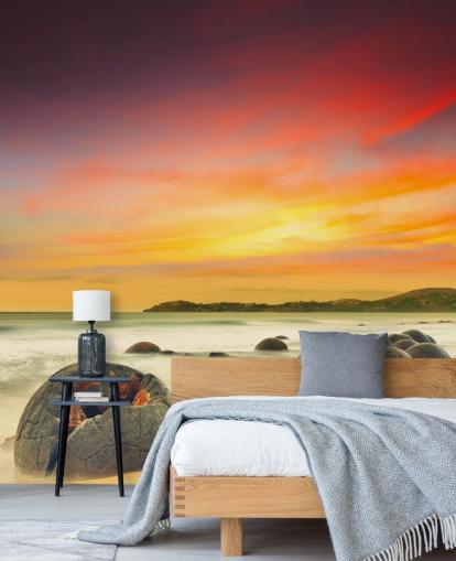 Auringonlaskun taustakuva Auringonlaskun taustakuva