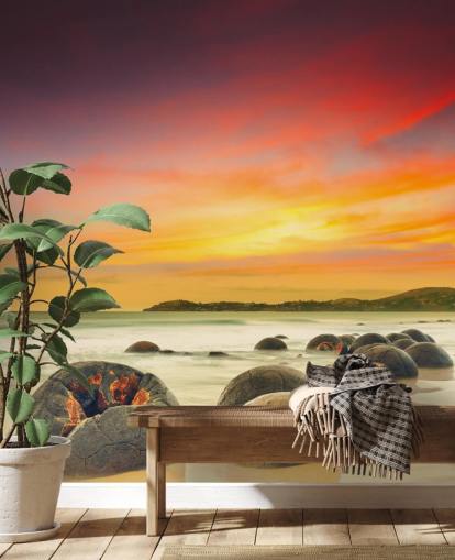 Sunset behang Sunset behang