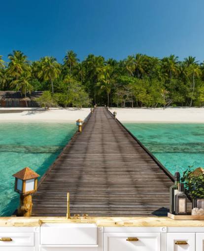 carta da parati Island Jetty