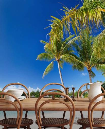 Bora Bora Beach Mural Wallpaper