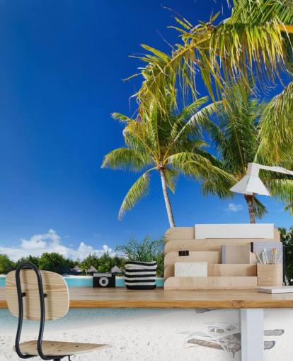 Papel pintado Playa de Bora Bora