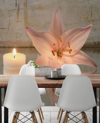 Bloemen behang Bloemen behang