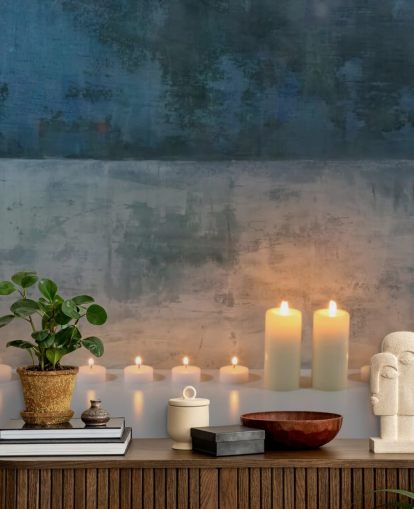 Vela Calm Candle Calm Wallpaper 