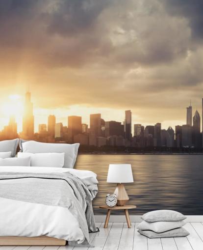 fondos de escritorio de sun rise at chicago