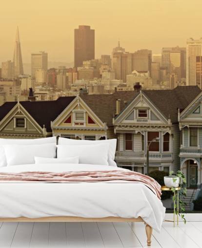 fila di carta da parati vittoriana