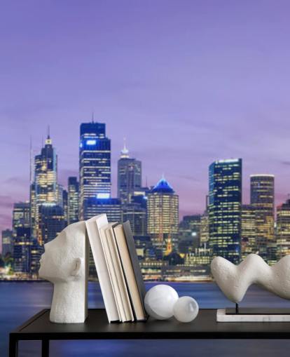 lila himmel över Sydney tapeter