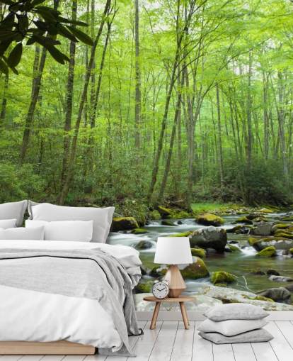 Papel de parede com tema de selva