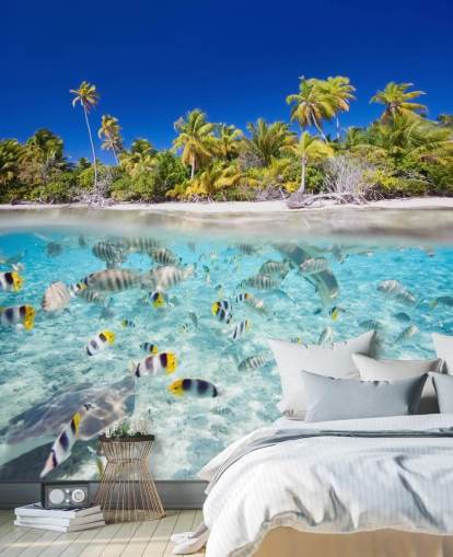 Tropical Fish by Island Shore Wall Mural