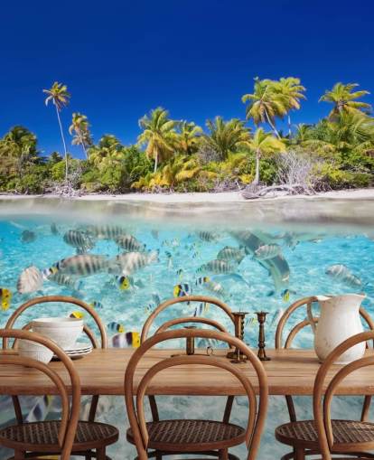 Peixe tropical por Island Shore Wall Mural