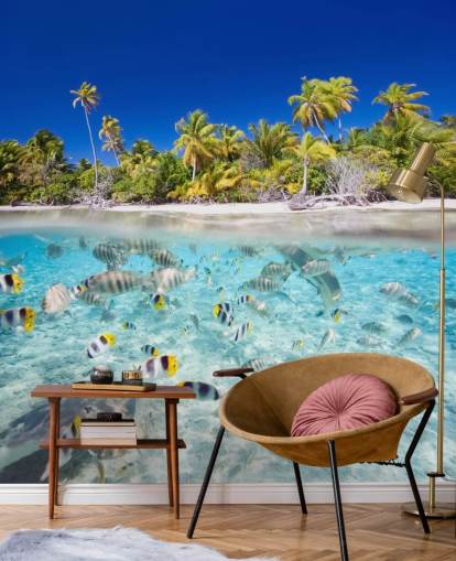 Tropical Fish by Island Shore Wall Mural