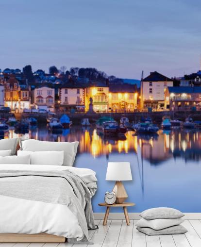 Brixham Devon Coastal Wallpaper